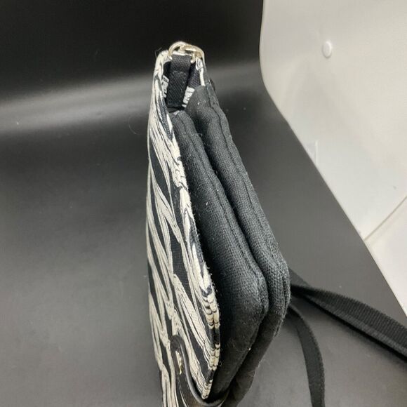 Thirty-One Double Up Crossbody Black Links Black & White Detachable Strap EUC - Picture 15 of 15